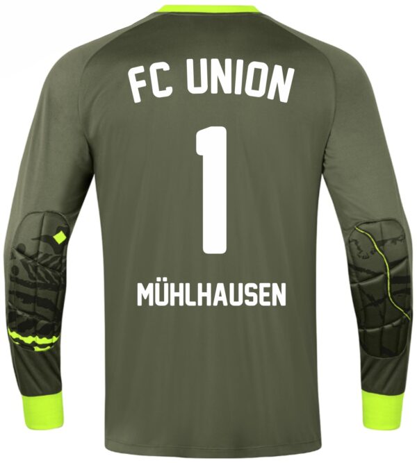 Union Mühlhausen Torwarttrikot Grün Kinder – Bild 2