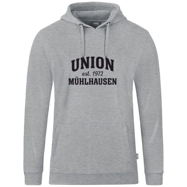 Fanhoodie Union Mühlhausen Grau Kinder