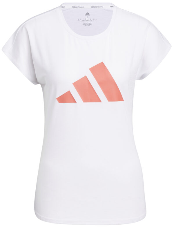 ADIDAS 3 BAR TEE WHITE/SEMTUR