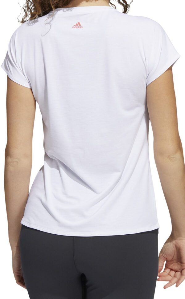 ADIDAS 3 BAR TEE WHITE/SEMTUR – Bild 2