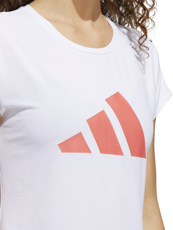 ADIDAS 3 BAR TEE WHITE/SEMTUR – Bild 3