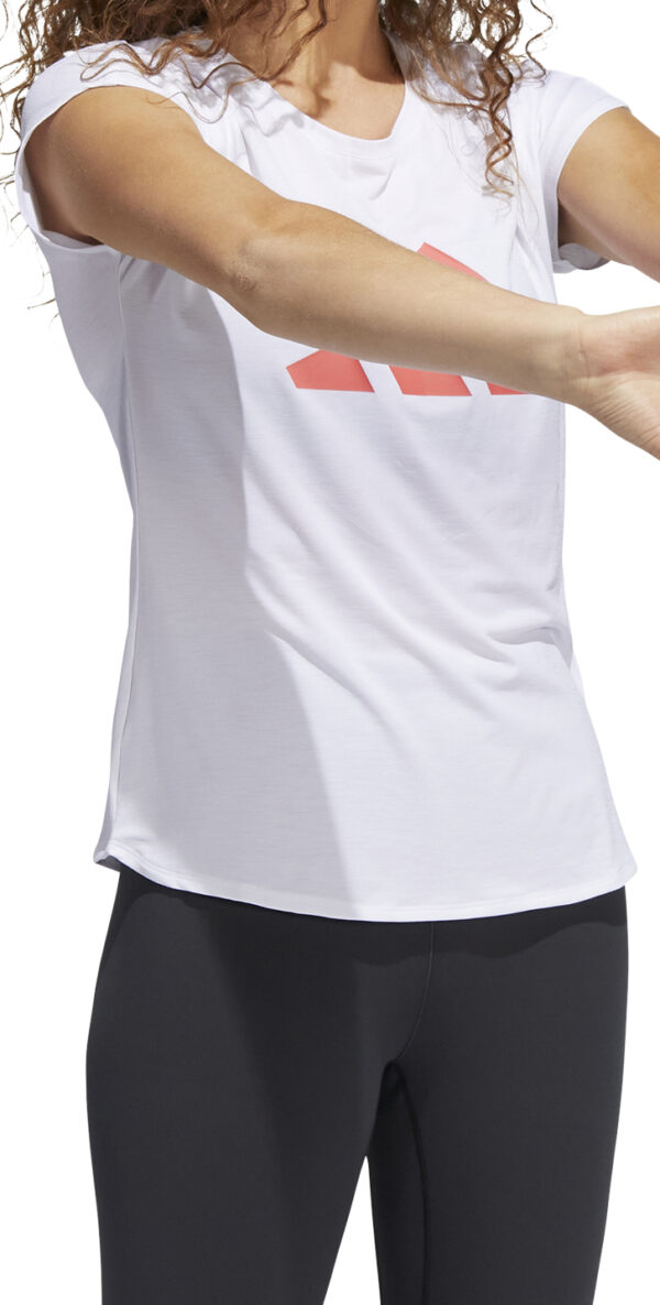 ADIDAS 3 BAR TEE WHITE/SEMTUR – Bild 7