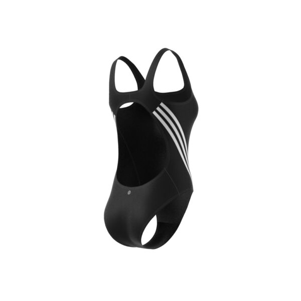 ADIDAS 3S SWIMSUIT BLACK/WHITE – Bild 4