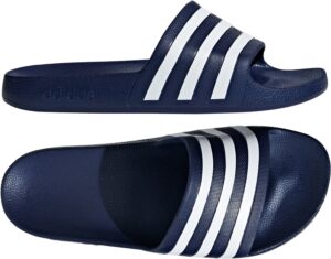 ADIDAS ADILETTE AQUA DKBLUE/FTWWHT/DKBLUE