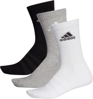 ADIDAS CUSH CRW 3PP MGREYH/WHITE/BLACK/WH