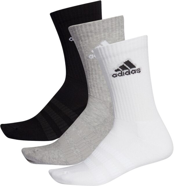 ADIDAS CUSH CRW 3PP MGREYH/WHITE/BLACK/WH
