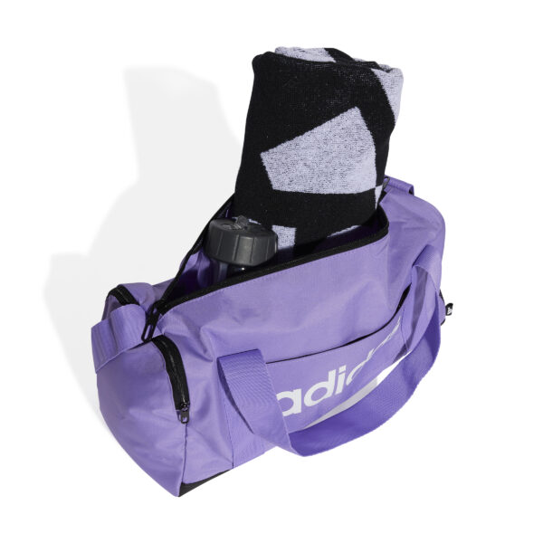 ADIDAS LINEAR DUFF XS VIOFUS/WHITE – Bild 3