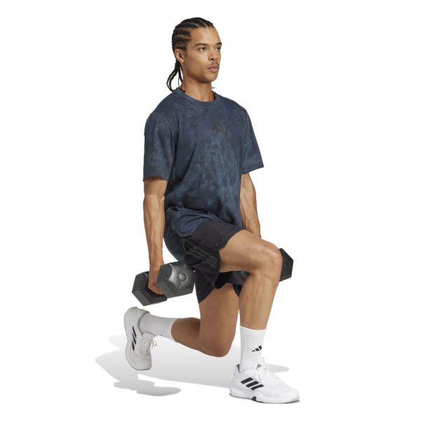 ADIDAS POWER AOP TEE AURINK/BLACK – Bild 4