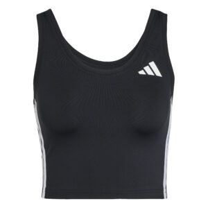ADIDAS TE 3S CROP TANK BLACK/WHITE