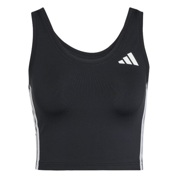 ADIDAS TE 3S CROP TANK BLACK/WHITE