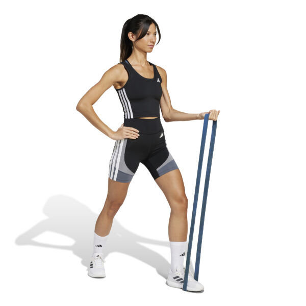ADIDAS TE 3S CROP TANK BLACK/WHITE – Bild 5