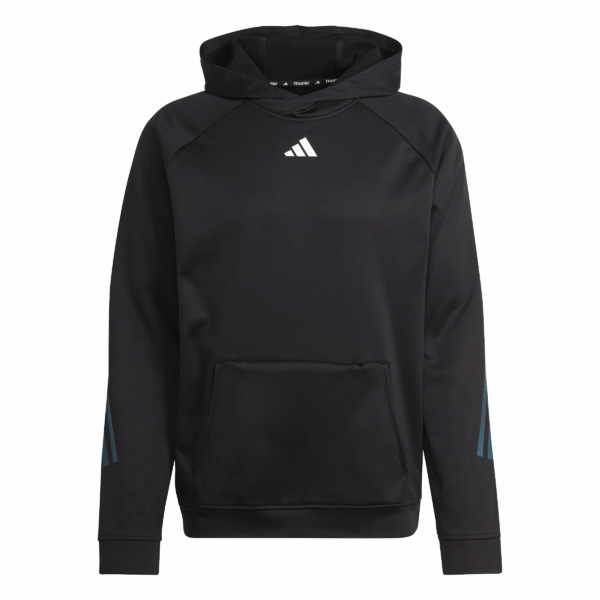 ADIDAS TI 3S HOODIE BLACK/ARCNGT/WHITE – Bild 2