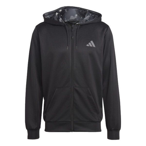 ADIDAS TR-ES+ BL FZ JA BLACK/GREFIV