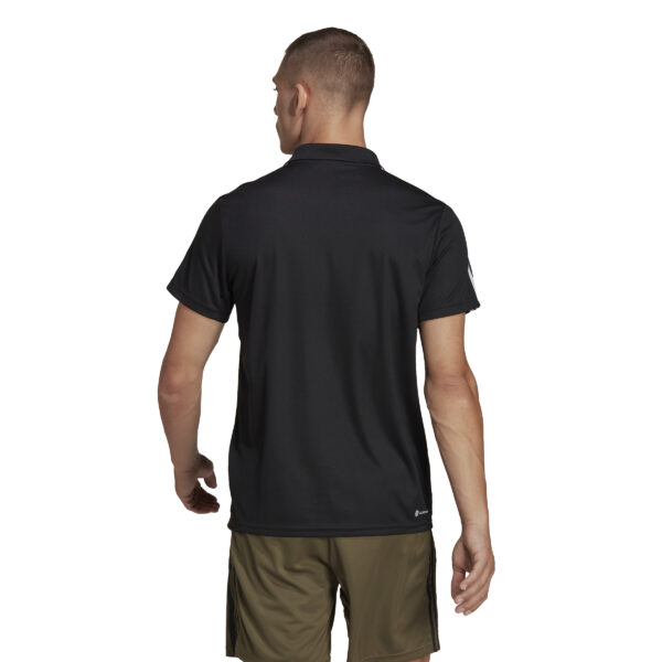 ADIDAS TR-ES PIQ 3POLO BLACK/WHITE – Bild 3