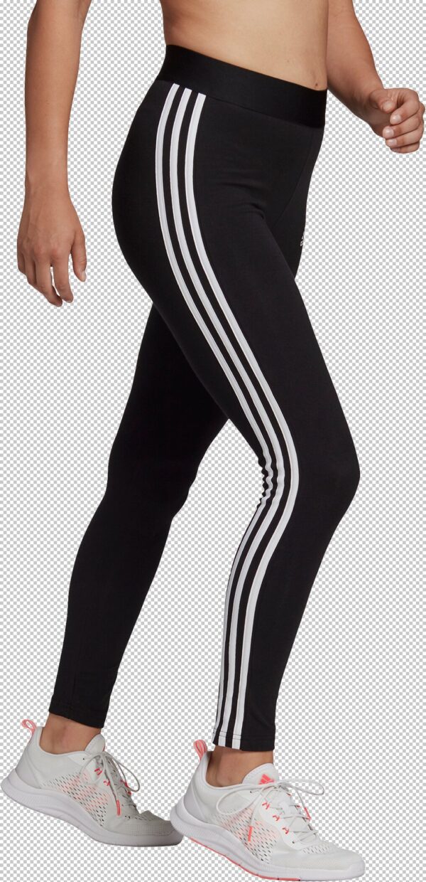 ADIDAS W 3S LEG BLACK/WHITE – Bild 6