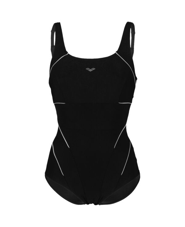 ARENA W JEWEL ONE PIECE LOW C CUP R BLACK-WHITE