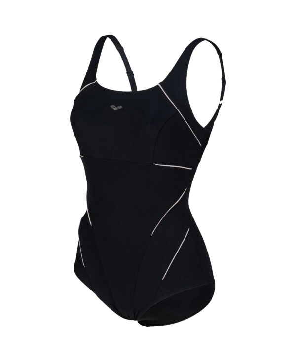 ARENA W JEWEL ONE PIECE LOW C CUP R BLACK-WHITE – Bild 3