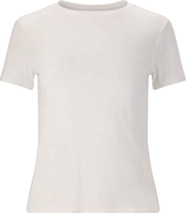 ATHLECIA Tinashe W Rib S/S Tee WHITE