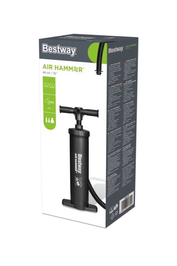 BESTWAY Standpumpe Doppelhubpumpe SCHWARZ – Bild 2