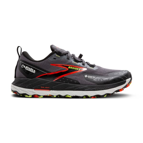 BROOKS Cascadia 18 GTX BLACKENED PEARL/BLACK/TOMATO