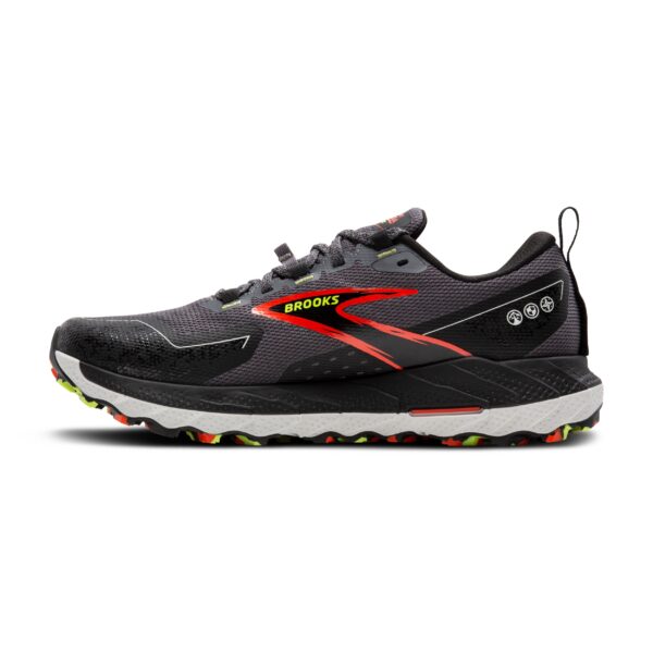 BROOKS Cascadia 18 GTX BLACKENED PEARL/BLACK/TOMATO – Bild 3