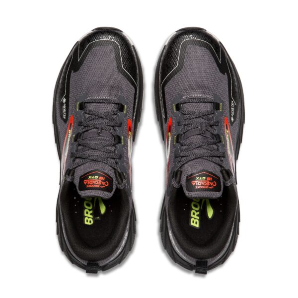 BROOKS Cascadia 18 GTX BLACKENED PEARL/BLACK/TOMATO – Bild 4