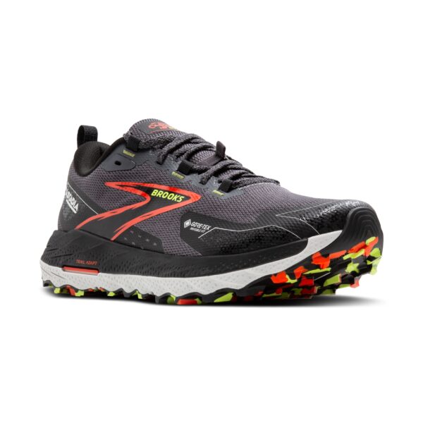 BROOKS Cascadia 18 GTX BLACKENED PEARL/BLACK/TOMATO – Bild 5