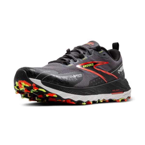 BROOKS Cascadia 18 GTX BLACKENED PEARL/BLACK/TOMATO – Bild 7