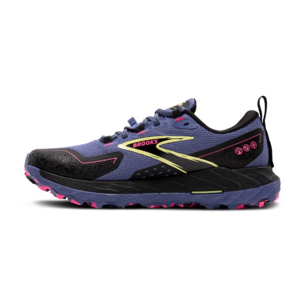 BROOKS Cascadia 18 GTX GREY BLUE/BLACK/PINK – Bild 3