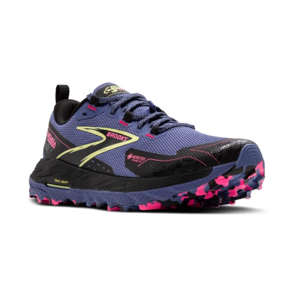 BROOKS Cascadia 18 GTX GREY BLUE/BLACK/PINK – Bild 5
