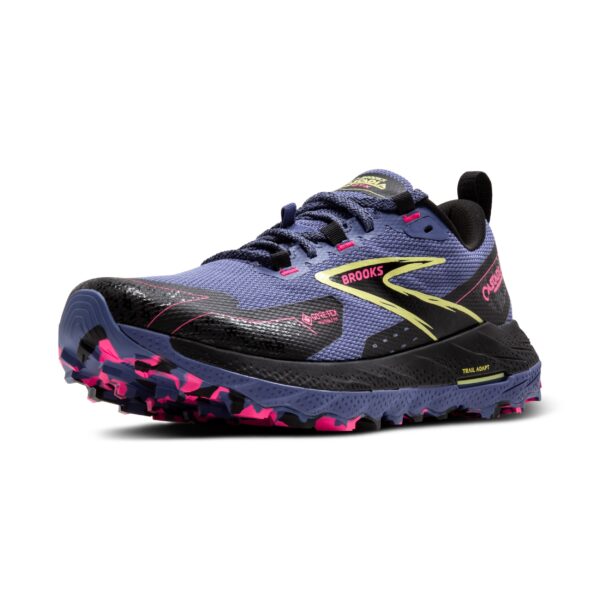 BROOKS Cascadia 18 GTX GREY BLUE/BLACK/PINK – Bild 7