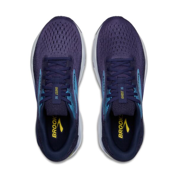 BROOKS Ghost 16 BLUE/BONNIE BLUE/YELLOW – Bild 4