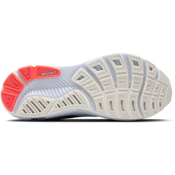 BROOKS Ghost 17 WHITE/PINK CLAY/GECKO – Bild 2