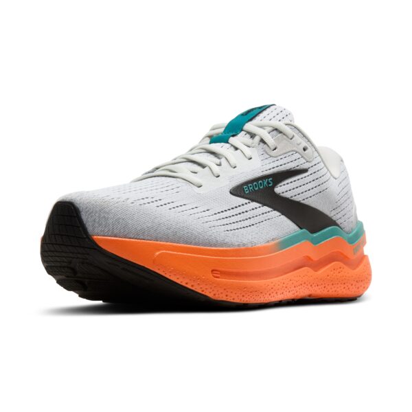 BROOKS Ghost Max 2 OYSTER MUSHROOM/ORANGE/TEAL – Bild 6