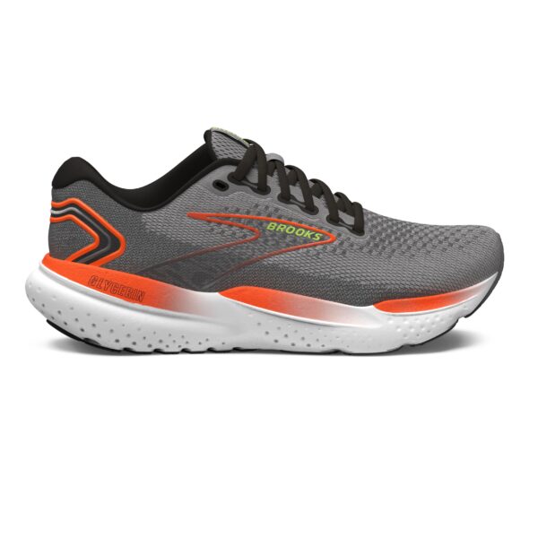 BROOKS Glycerin 21 GREY/MANDARIN RED/GREEN