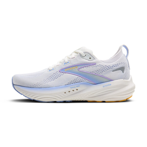 BROOKS Glycerin 22 WHITE/BLUE HERON/APRICOT – Bild 2