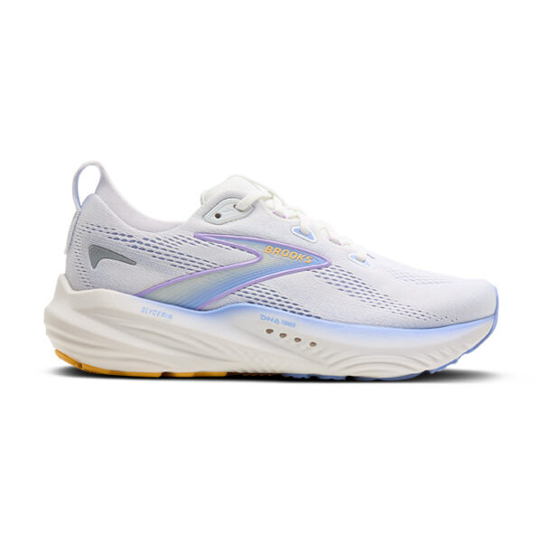 BROOKS Glycerin 22 WHITE/BLUE HERON/APRICOT – Bild 4