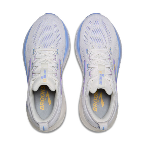 BROOKS Glycerin 22 WHITE/BLUE HERON/APRICOT – Bild 6