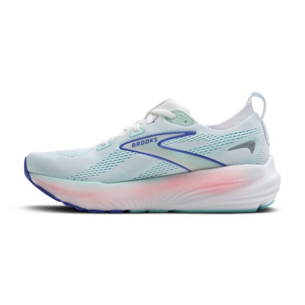 BROOKS Glycerin 22 WHITE/LIMPET SHELL/AMPARO BLUE – Bild 3