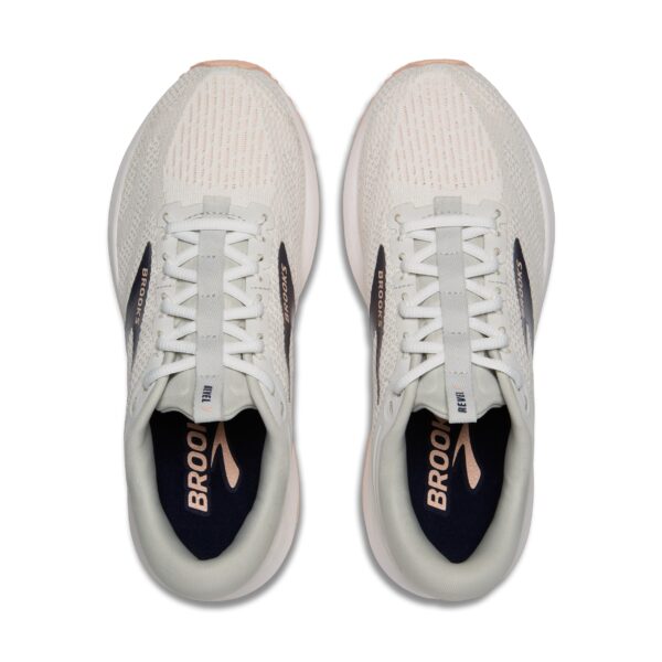 BROOKS Revel 7 OYSTER/WHITE/TROPICAL PEACH – Bild 4
