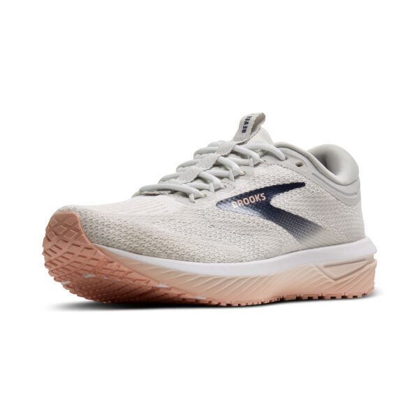 BROOKS Revel 7 OYSTER/WHITE/TROPICAL PEACH – Bild 6