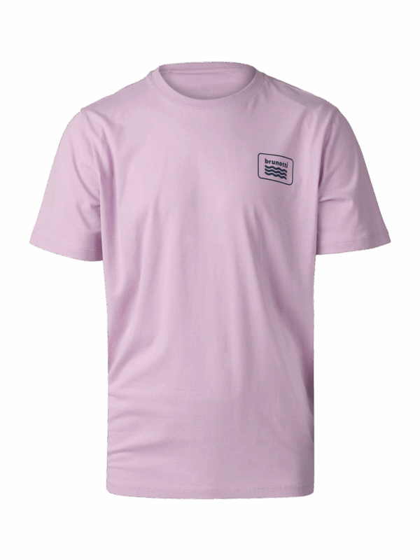 BRUNOTTI Logo-Wave Men T-shirt ORCHID