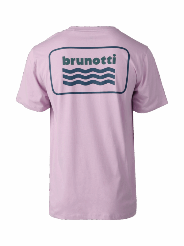 BRUNOTTI Logo-Wave Men T-shirt ORCHID – Bild 2