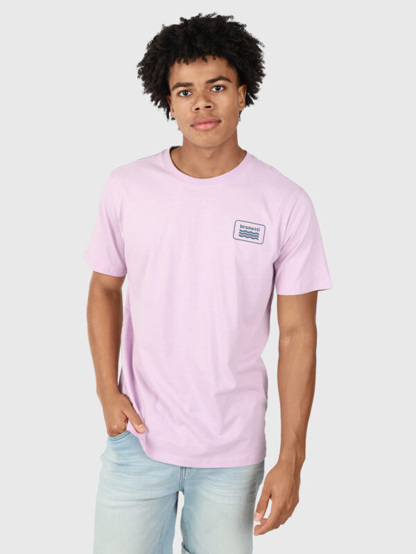 BRUNOTTI Logo-Wave Men T-shirt ORCHID – Bild 4
