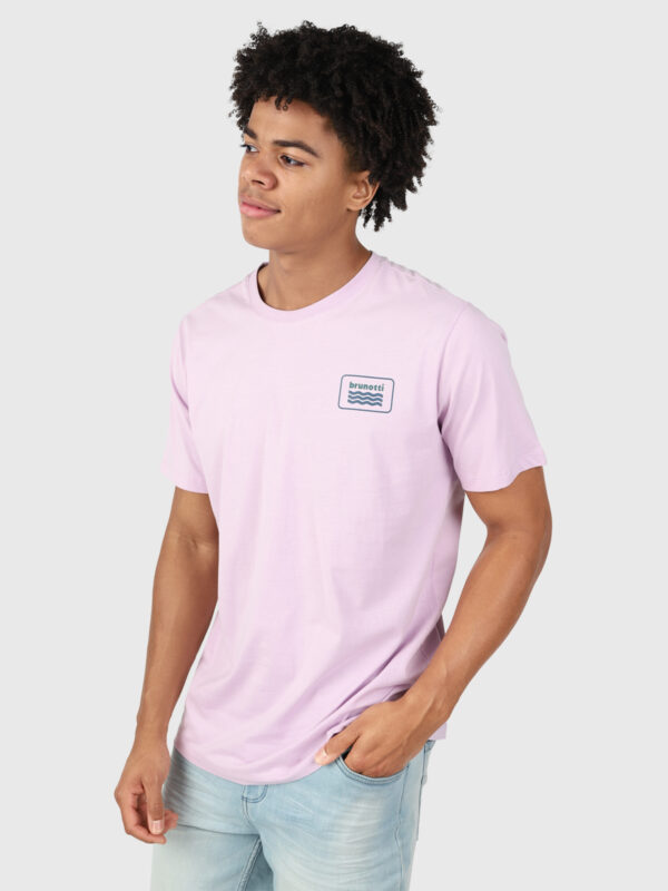 BRUNOTTI Logo-Wave Men T-shirt ORCHID – Bild 7