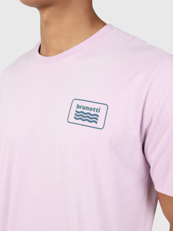 BRUNOTTI Logo-Wave Men T-shirt ORCHID – Bild 9
