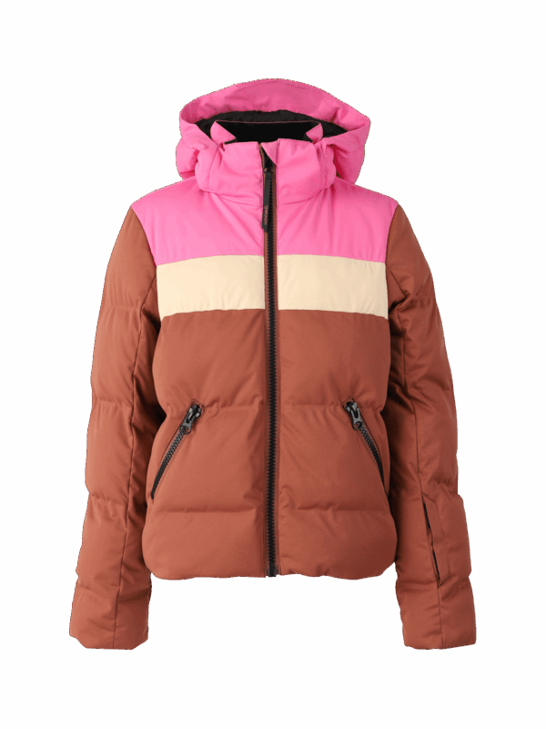 BRUNOTTI Niagony Girls Snow Jacket MAHOGANNY