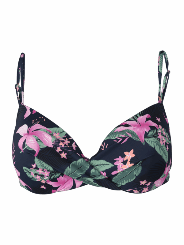 BRUNOTTI Stefana-Tropicana Women Bikini Top CLUB TROPICANA AQUA INDIGO BLUE