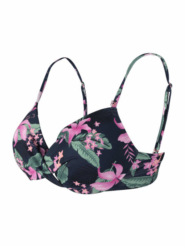 BRUNOTTI Stefana-Tropicana Women Bikini Top CLUB TROPICANA AQUA INDIGO BLUE – Bild 3