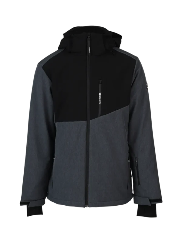 BRUNOTTI Twinstroke Men Softshell Jacket DARK GREY MELEE
